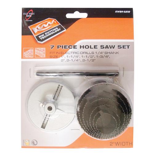 케이더블유 목공용 홀캇타 셋트 7P