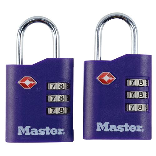 마스터락 번호 열쇠 셋트 - 2P
