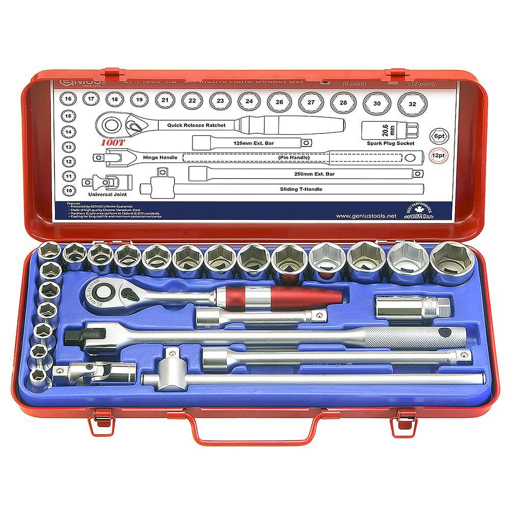 지니어스 핸드 소켓세트 1/2