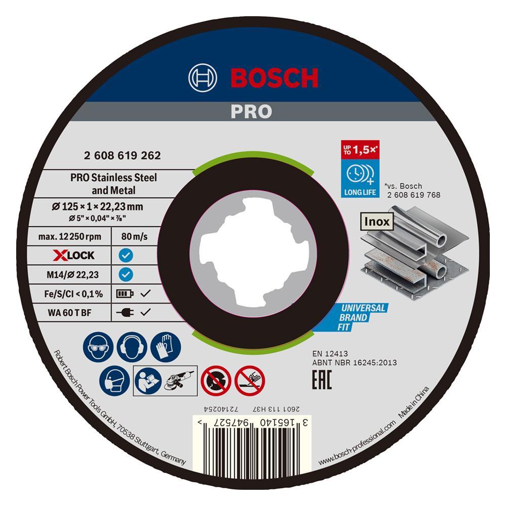 보쉬 X-Lock 5인치 절단석