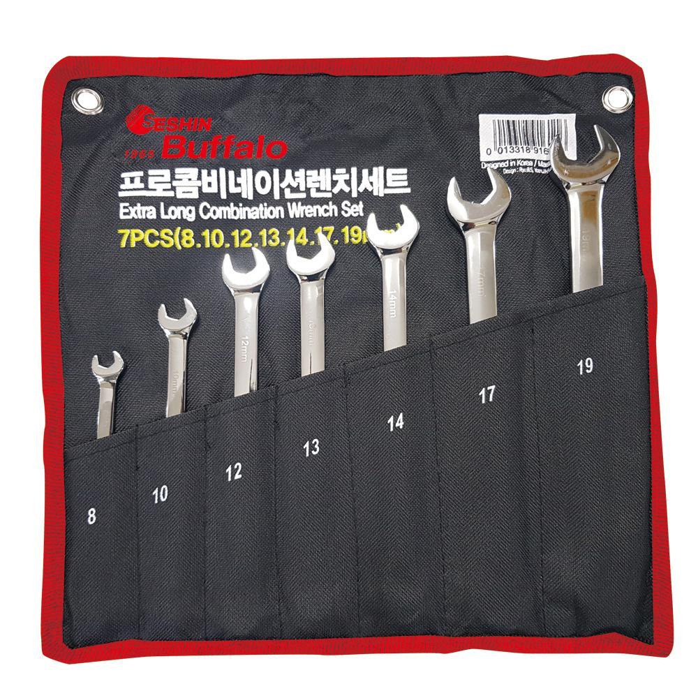 세신 프로 콤비네이션 렌치 셋트 7P