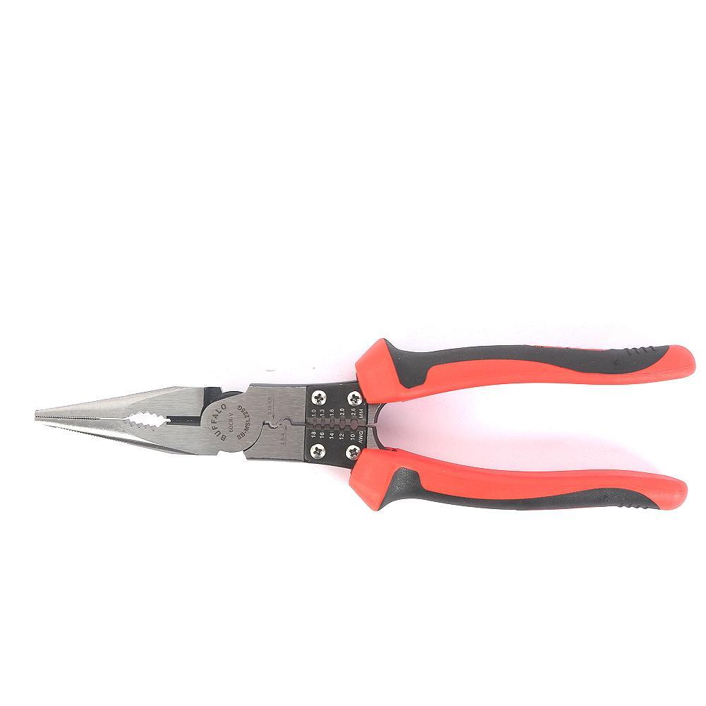 세신 멀티 압착 롱노우즈 플라이어 스트리퍼