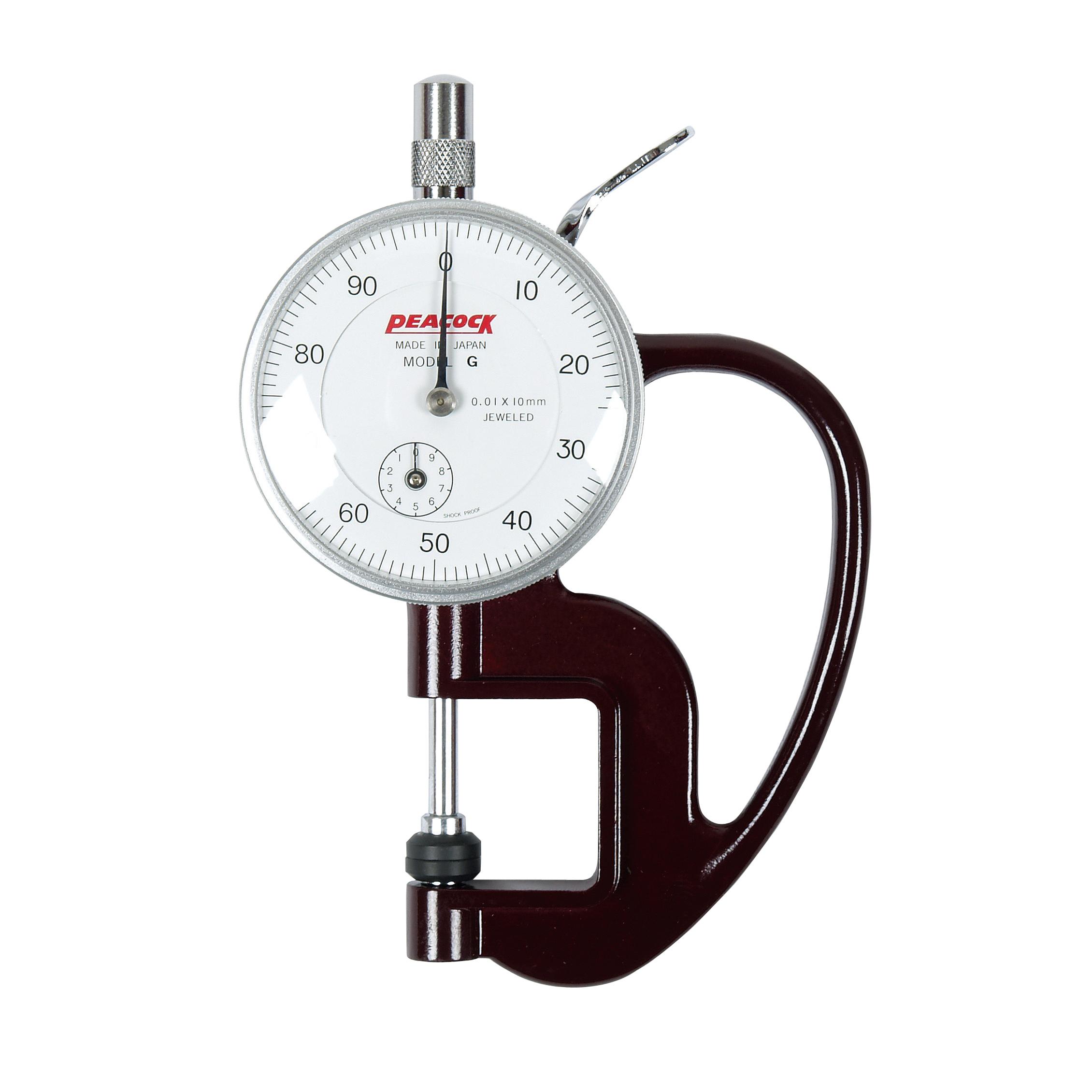 피코크 다이알 두께게이지 - 0.01mm