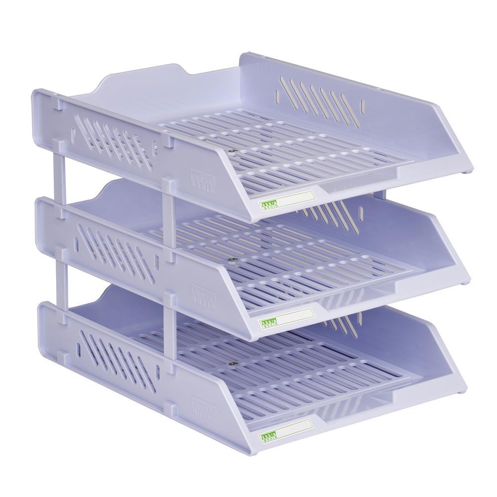 중앙 다용도 삼단 서랍장