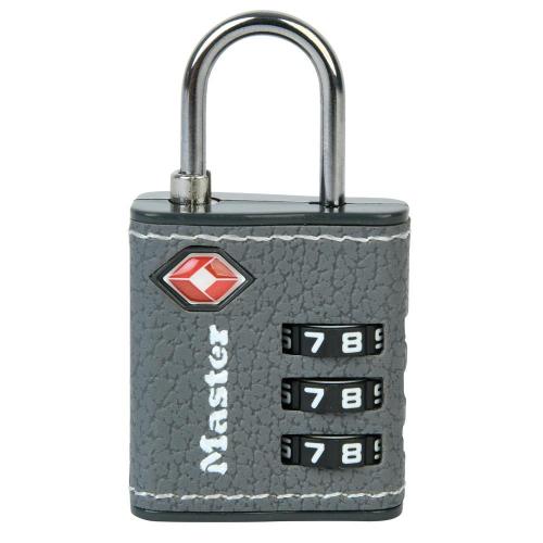 마스터락 TSA 가죽 번호 열쇠 여행가방용