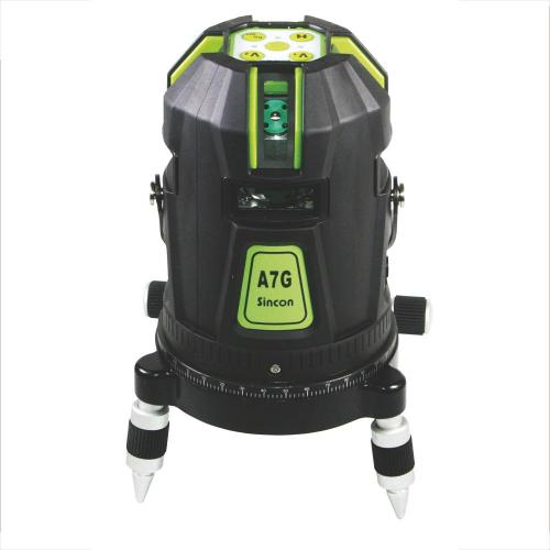 SINCON 레이저 수평 - 수평360도 + 수직4 + 바닥점 + 포인트2 (그린) 6배 밝기