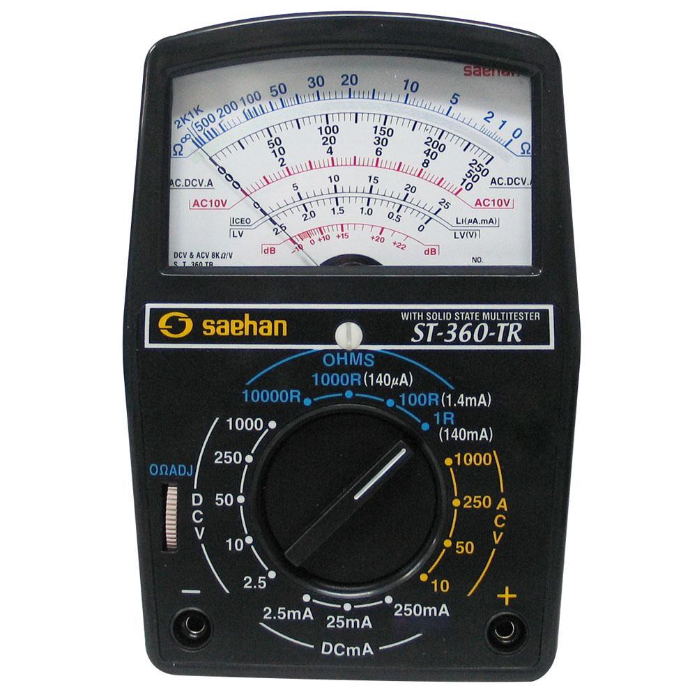 새한 아날로그 테스터 - 1000V, 10A, 20MΩ