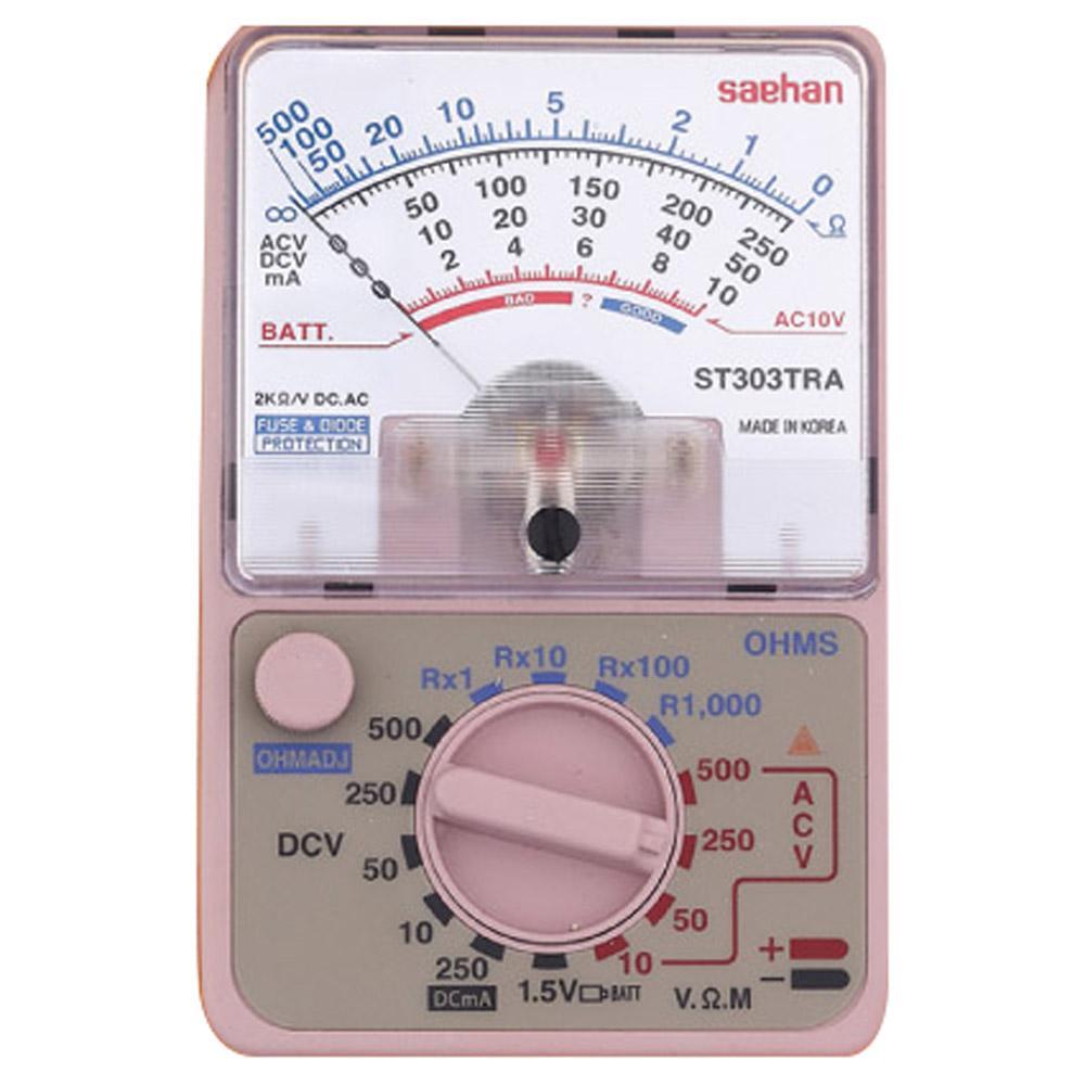 새한 아날로그 테스터 - 500V, 250㎃, 500kΩ