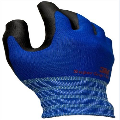 3M NBR폼코팅장갑 슈퍼그립100 회색,블루