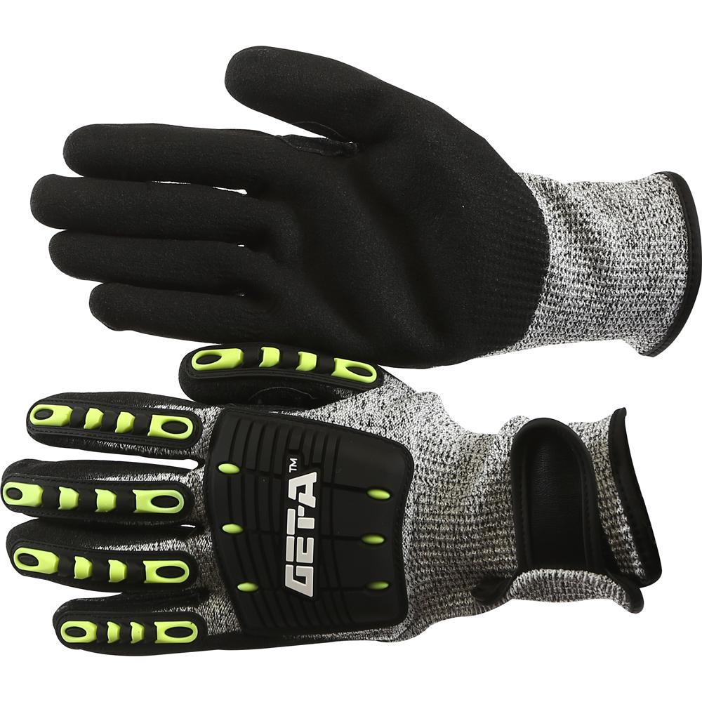 스마토 충격,베임 방지장갑 LV5 PVC방수 코팅