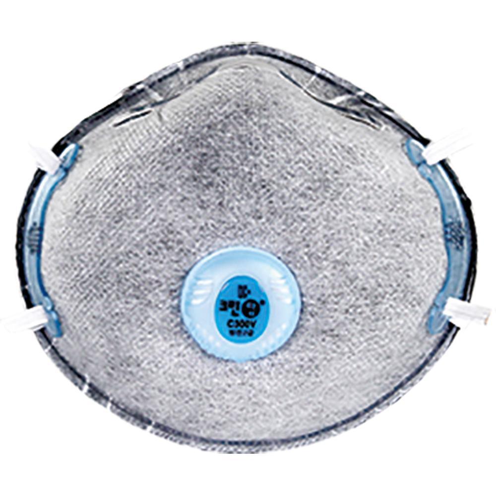 크린탑 2급 면체마스크 - 방진(분진/미스트/냄새/배기밸브)